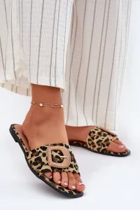 Boto Platte Dámske Sandále S Dekoratívnou Prackou Leopard Clariola