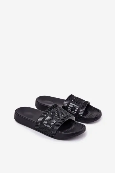BIG STAR SHOES Ľahké Pánske Šľapky Big Star NN174696 Tmavomodré