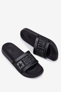 BIG STAR SHOES Ľahké Pánske Šľapky Big Star NN174696 Tmavomodré
