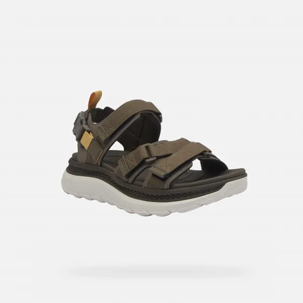 Grey men's sandals Geox Spherica Actif X S - Men's