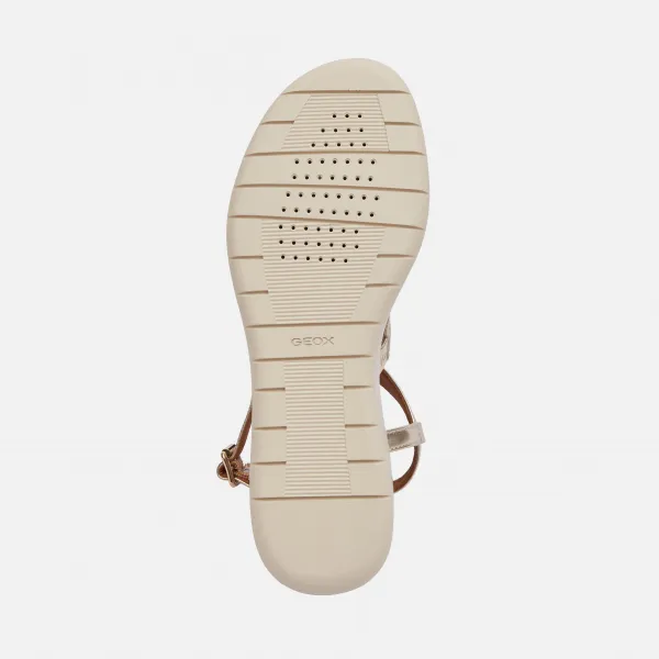 Gold women's sandals Geox Meliconia - Women's