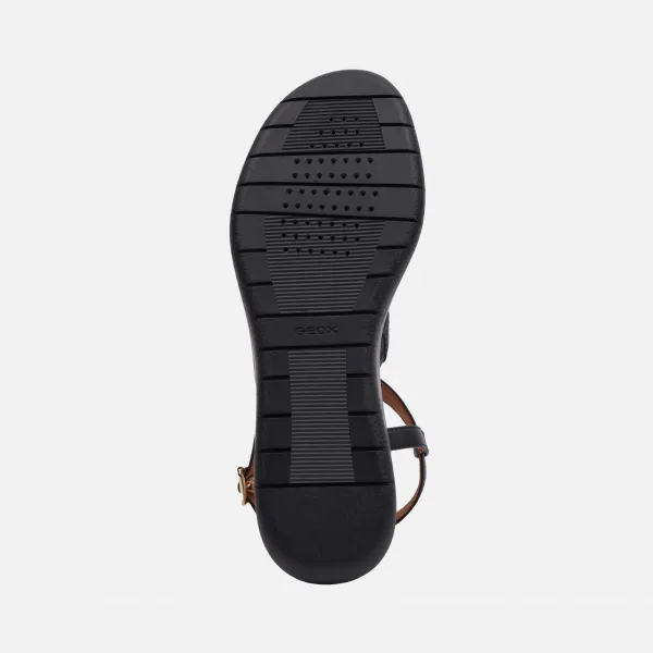 Black women's sandals Geox Meliconia - Women's