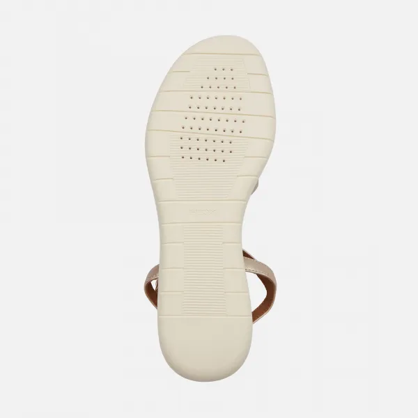 Gold women's sandals Geox Meliconia - Women's