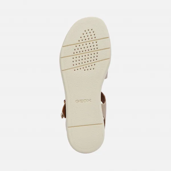 Gold women's sandals Geox Camalei - Women's