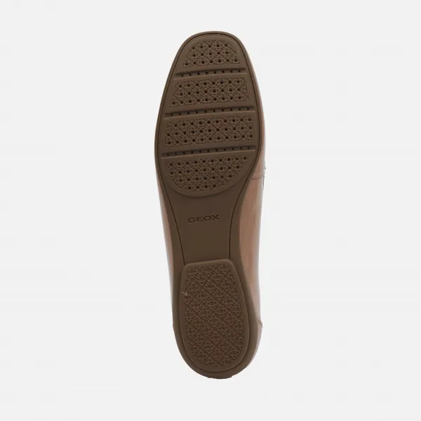 Light brown women's moccasins Geox Annytah MOC - Women's