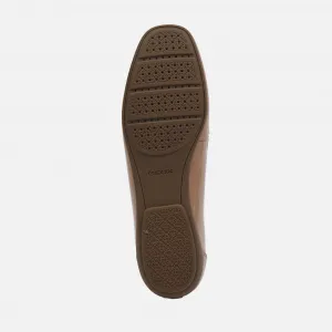 Light brown women's moccasins Geox Annytah MOC - Women's