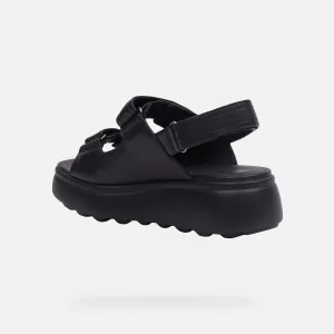 Black women's sandals Geox Spherica EC4.1 S - Women's