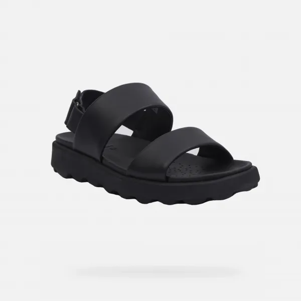 Black men's sandals Geox Spherica EC6 - Men's