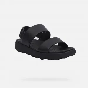 Black men's sandals Geox Spherica EC6 - Men's
