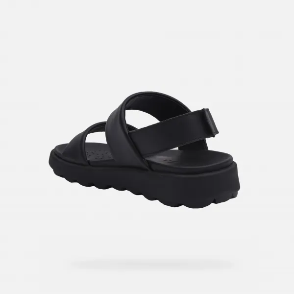 Black men's sandals Geox Spherica EC6 - Men's