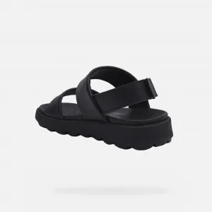 Black men's sandals Geox Spherica EC6 - Men's