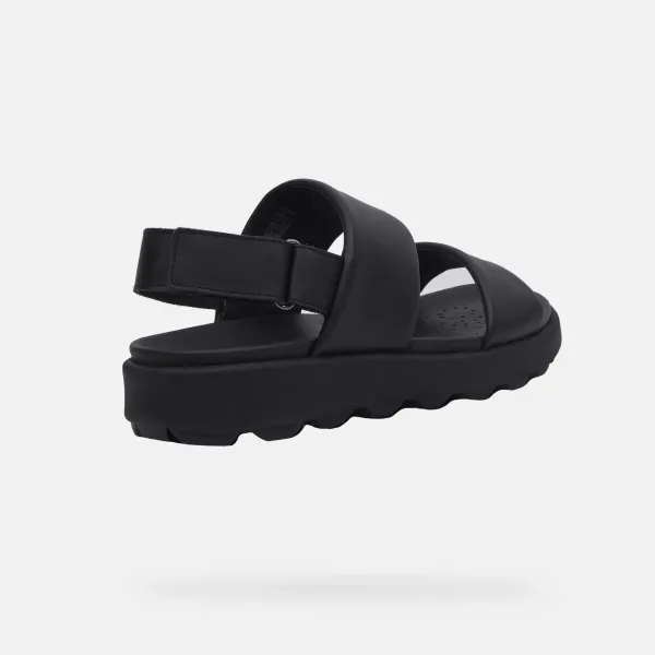 Black men's sandals Geox Spherica EC6 - Men's