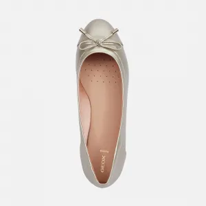 Gold women's ballet flats Geox Charlene - Women's