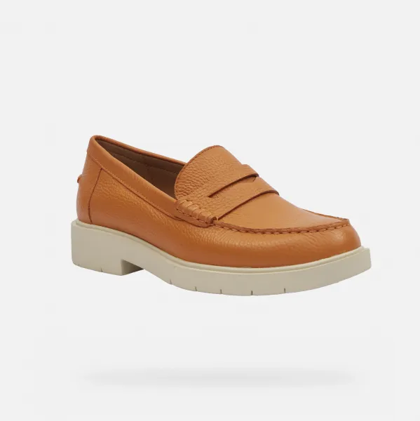 Orange Women's Loafers Geox Spherica EC1 - Women's