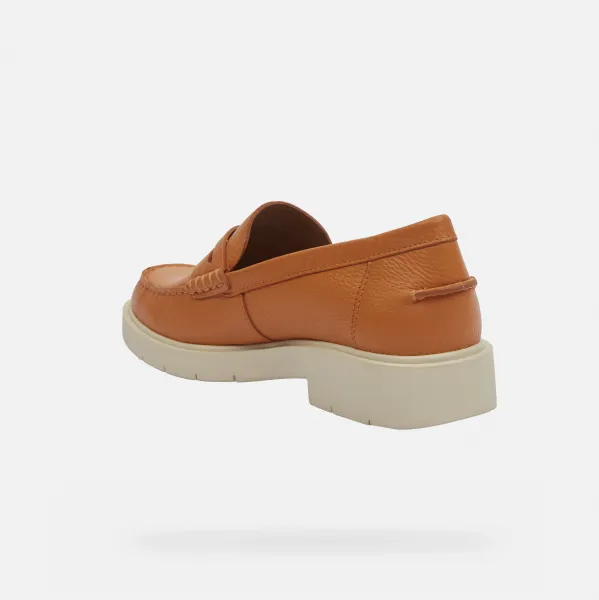 Orange Women's Loafers Geox Spherica EC1 - Women's