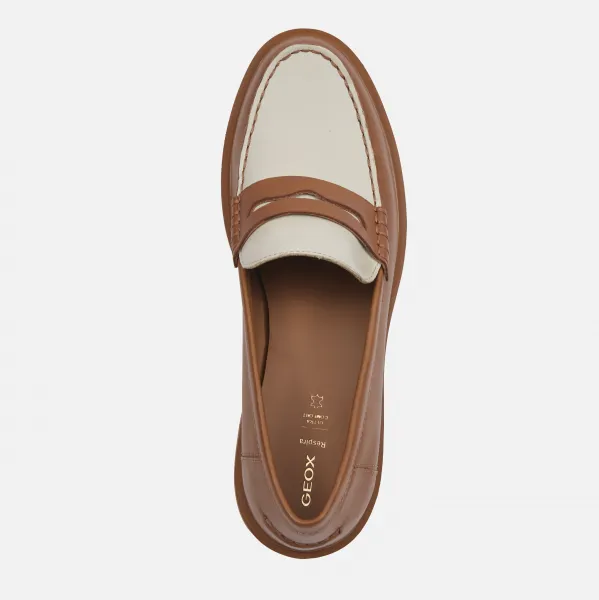 Brown women's moccasins Geox Spherica EC1 - Women's