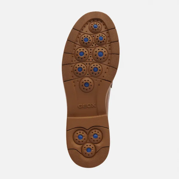 Brown women's moccasins Geox Spherica EC1 - Women's