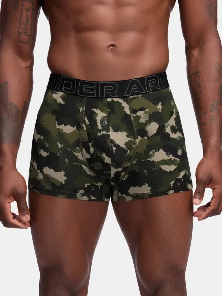 Pánske boxerky UNDER ARMOUR 3 PACK-M UA Perf Cotton Nov 3in-GRN