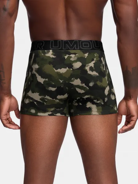 Pánske boxerky UNDER ARMOUR 3 PACK-M UA Perf Cotton Nov 3in-GRN