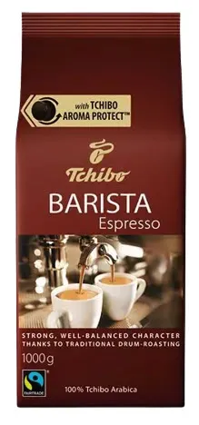 Káva Tchibo Barista Espresso zrnková 1 kg