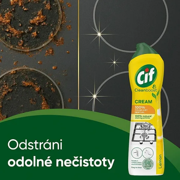 Cif Cream Lemon krémový abrazívny čistiaci prípravok 250 ml 1ks