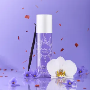 Sol de Verano Orchid & Vanilla Body Mist Parfumovaný sprej na telo a vlasy s aloe vera a vitamínom E pre ženy 200ml