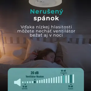 Noaton 12050W Triton, biela, stropný ventilátor so svetlom