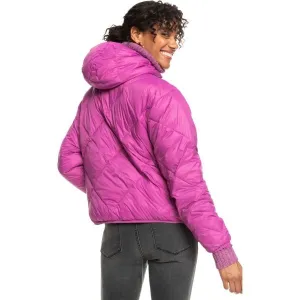 Roxy WIND SWEPT HOODED Dámska ľahká prešívaná bunda, ružová, veľkosť