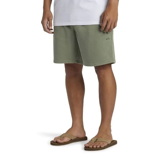 Quiksilver SALT WATER FLEECE SHORT Pánske kraťasy, khaki, veľkosť