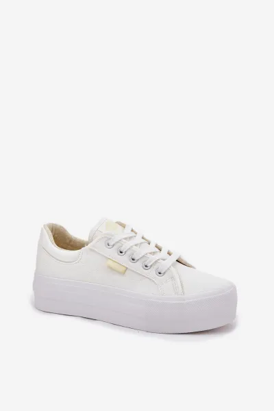 Lee Cooper CANVAS Dámske tenisky, biela, veľkosť