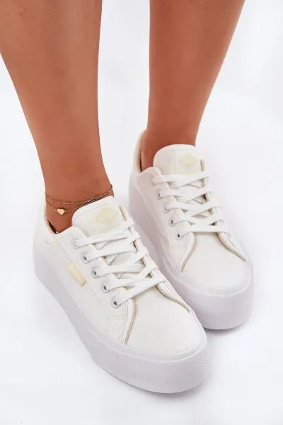 Lee Cooper CANVAS Dámske tenisky, biela, veľkosť