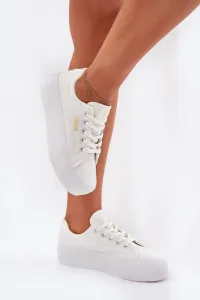 Lee Cooper CANVAS Dámske tenisky, biela, veľkosť
