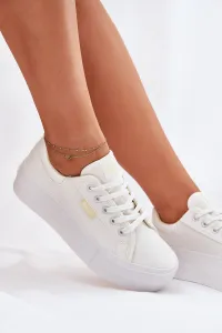Lee Cooper CANVAS Dámske tenisky, biela, veľkosť