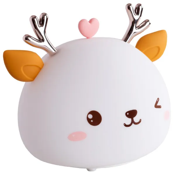 TZB Dětská stolní LED lampa Fawn bílá