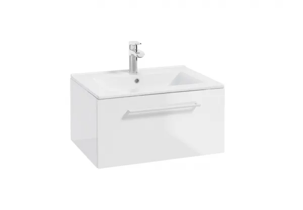 ArtDef Skrinka pod umývadlo FERATA D80 1S/45 | biela 80 cm