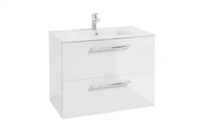 ArtDef Skrinka pod umývadlo FERATA D80 2S/45 | biela 80 cm