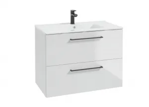ArtDef Skrinka pod umývadlo FERATA D80 2S/45 | biela 80 cm