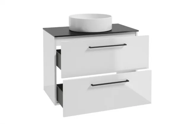 ArtDef Skrinka pod umývadlo FERATA D80 2S/45 | biela 80 cm
