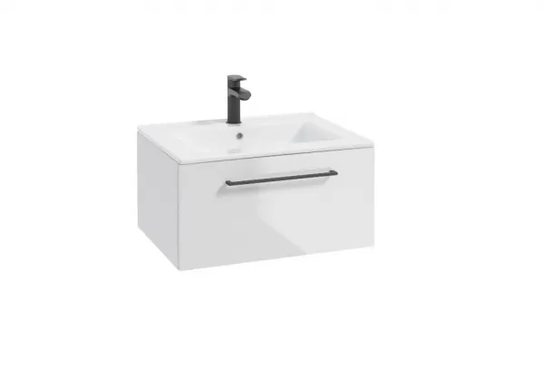 ArtDef Skrinka pod umývadlo FERATA D60 1S/45 | biela 60 cm