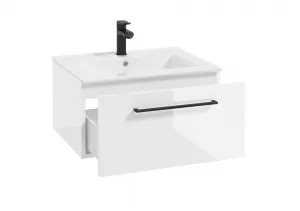 ArtDef Skrinka pod umývadlo FERATA D60 1S/45 | biela 60 cm