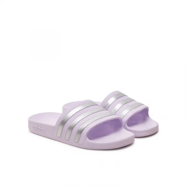 Dámske šlapky (plážová obuv) ADIDAS Adilette Aqua W ice lavender metallic silver metallic silver