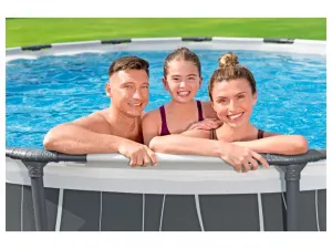 Bestway Bazén Steel Pro Max, Ø 457 x 107 cm, sivá