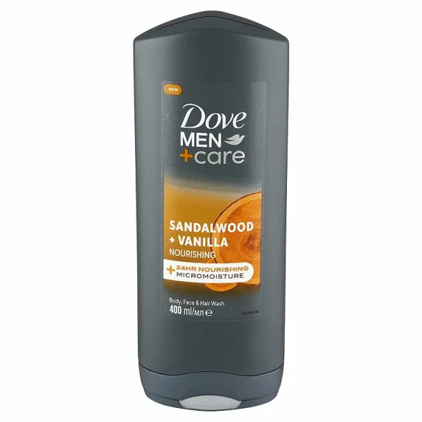 Dove Men+Care Sandalwood & Vanilla sprchovací gél 400 ml