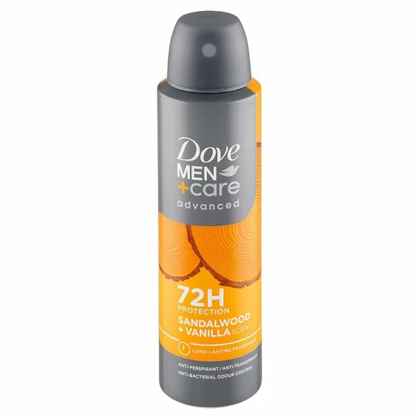 Dove Men+Care Advanced Sandalwood & Vanilla antiperspirant sprej 150 ml