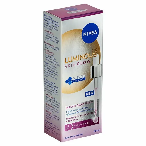 NIVEA Luminous 630 Skin Glow rozjasňujúce pleťové sérum 30 ml