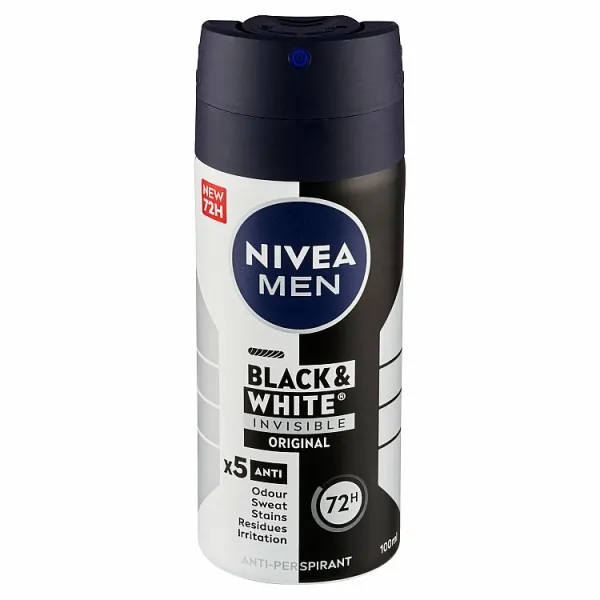 Nivea Men Black & White Invisible Original sprej antiperspirant 100 ml 1ks