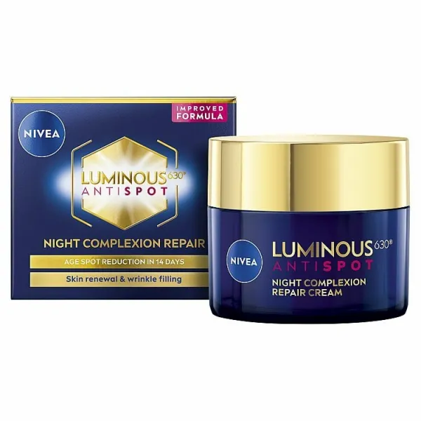 Nivea Luminous630 Nočný krém proti pigmentovým škvrnám 50 ml