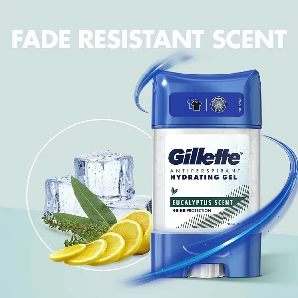 Gillette deostick clear gel Men Eucalyptus 70 ml 1ks