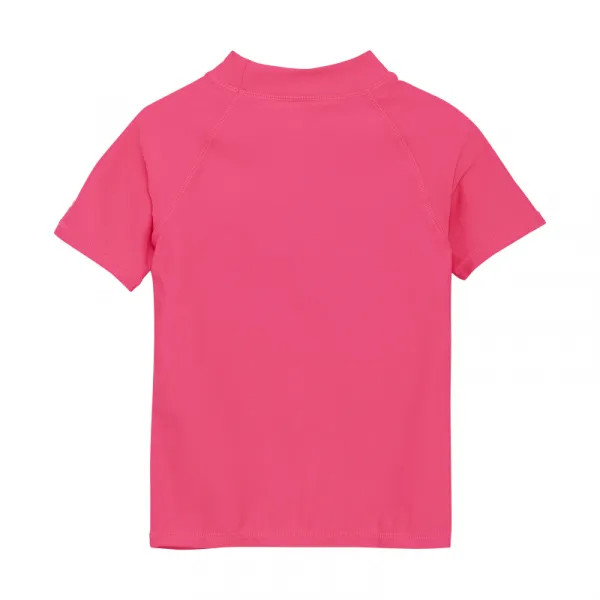 Detské tričko na kúpanie COLOR KIDS T-shirt W. Print-5170-Knockout Pink