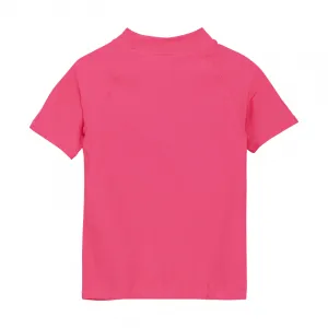 Detské tričko na kúpanie COLOR KIDS T-shirt W. Print-5170-Knockout Pink